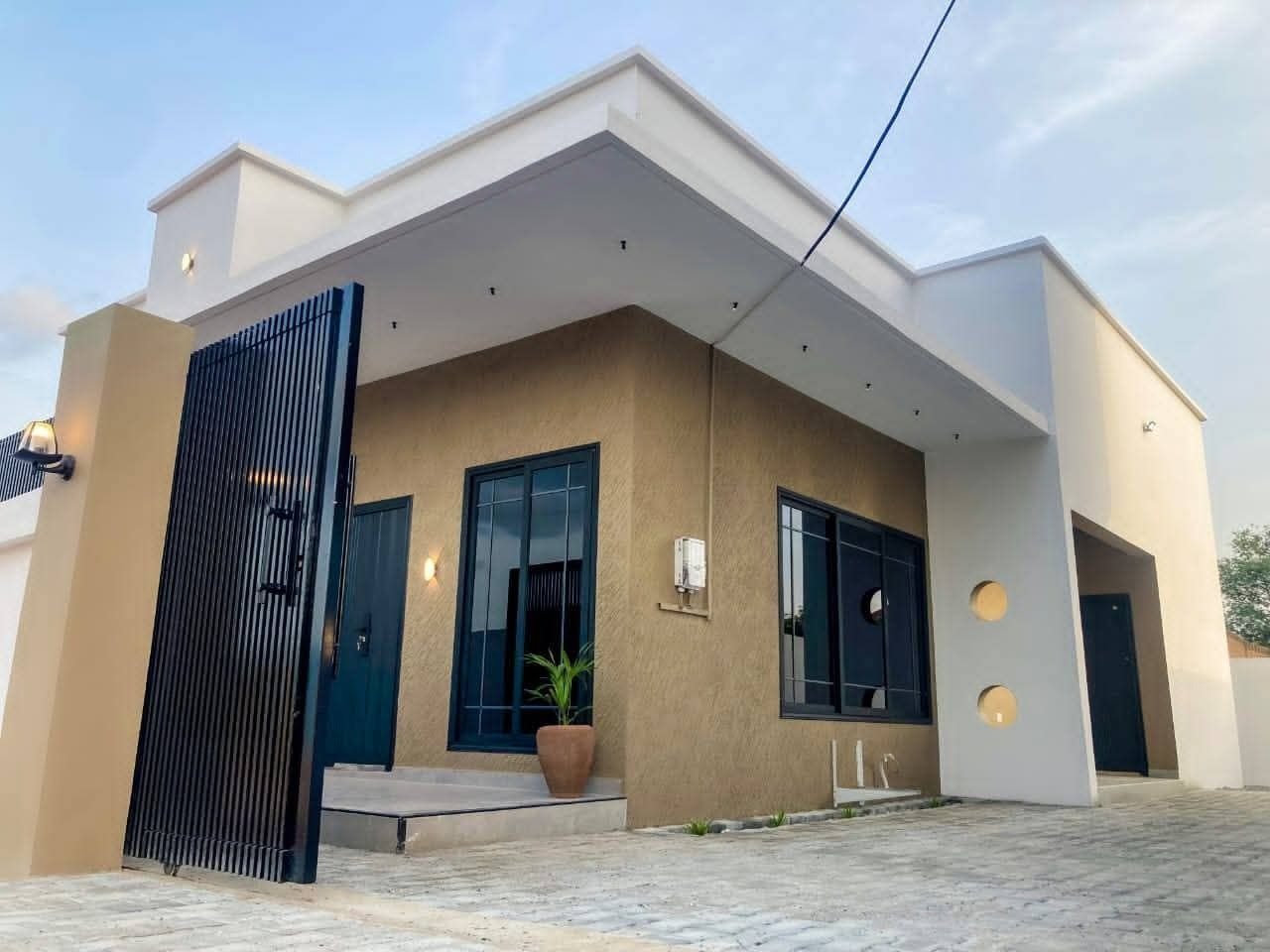 2 Bedroom House for Sale in Prampram – Beachfront Property with Private Compound