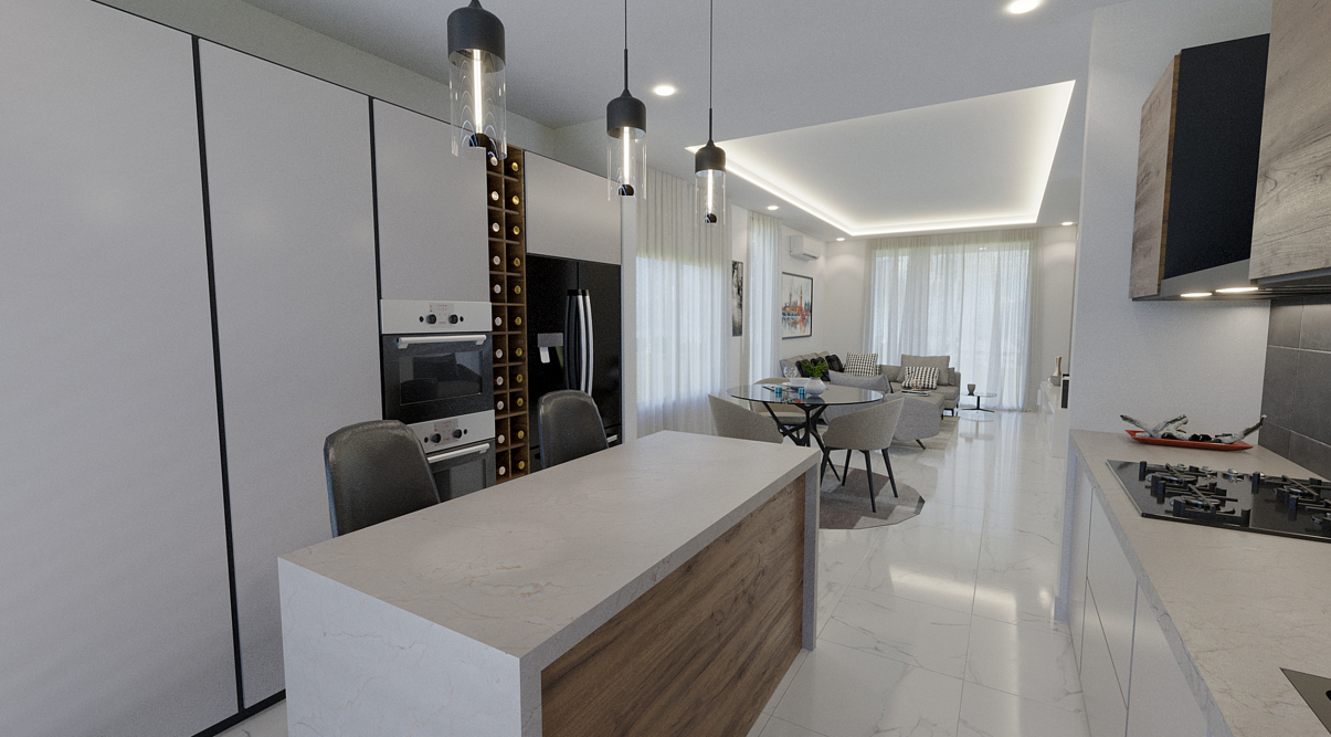 4-Bedroom Townhouse with BQ for Sale – Airport Residential Area (Gated Development)