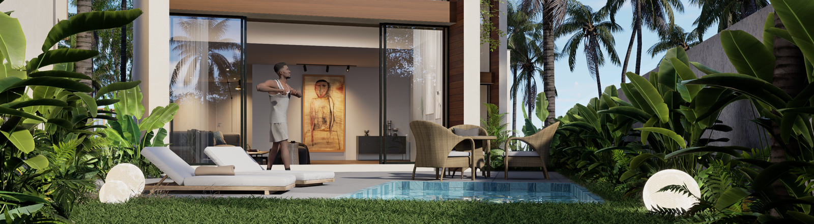 Exquisite 2 Bedroom Luxury Beachfront Villas