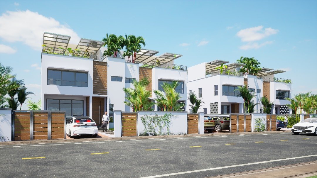 3-Bedroom Semi-Detached Townhouses for Sale – Adenta Amanfrom, Accra
