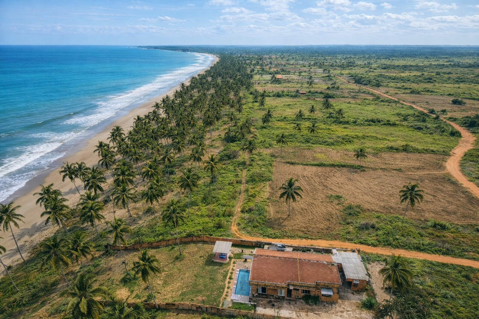 Beachfront Land for Sale in Dutch Komenda, Central Region Ghana – Titled Plots | Prime Coastal Investment Opportunity