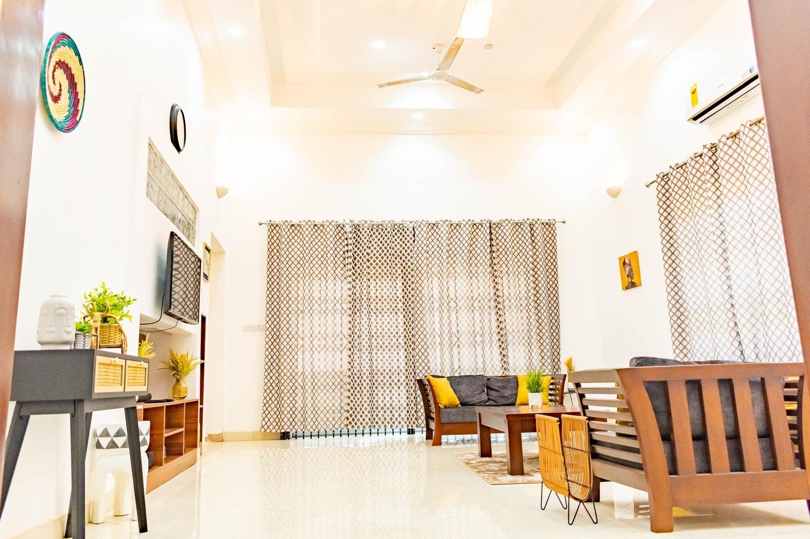 Furnished 4-Bedroom House with Solar & Security for Rent in Tema – $1,100