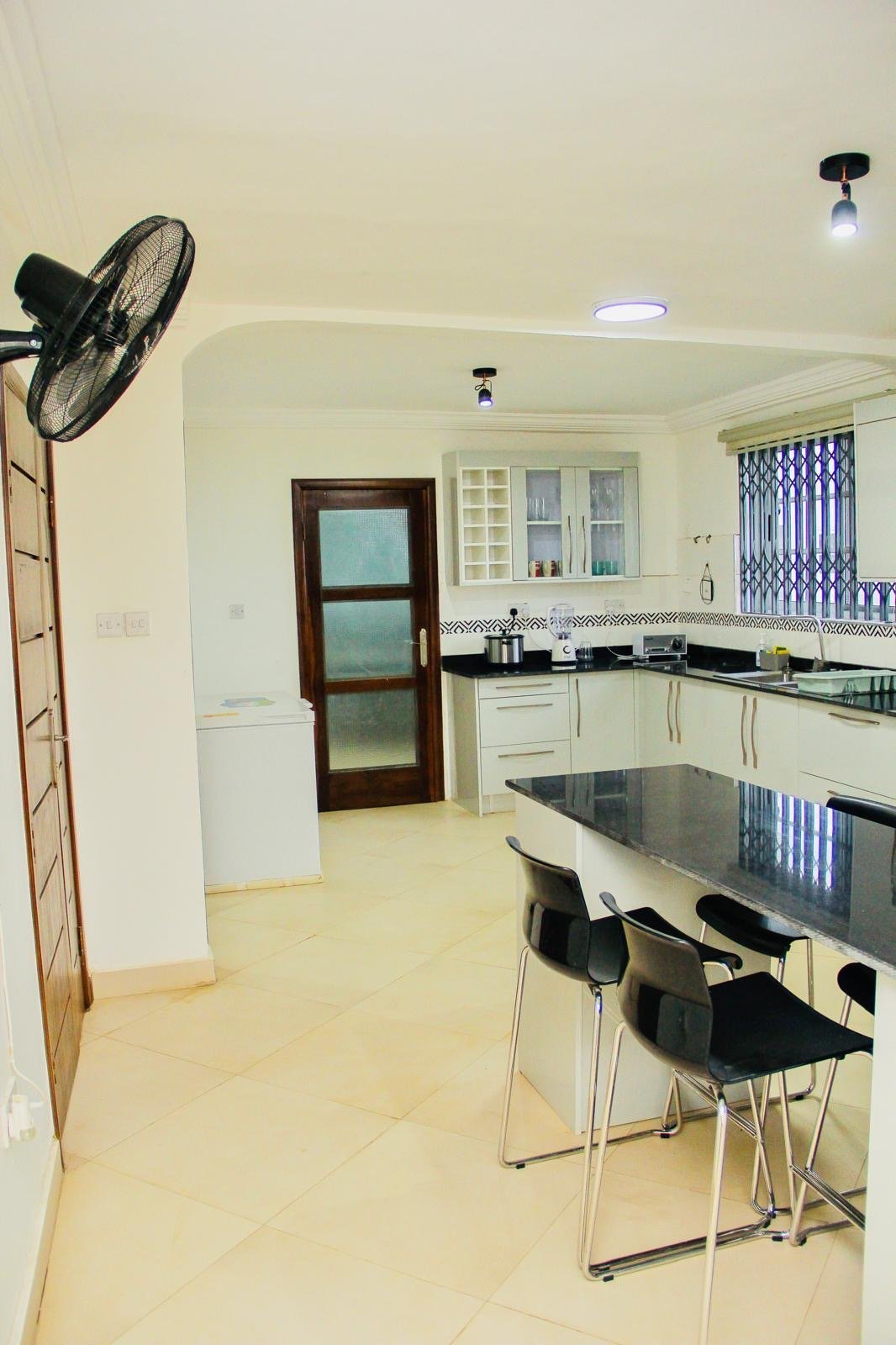 Furnished 4-Bedroom House with Solar & Security for Rent in Tema – $1,100