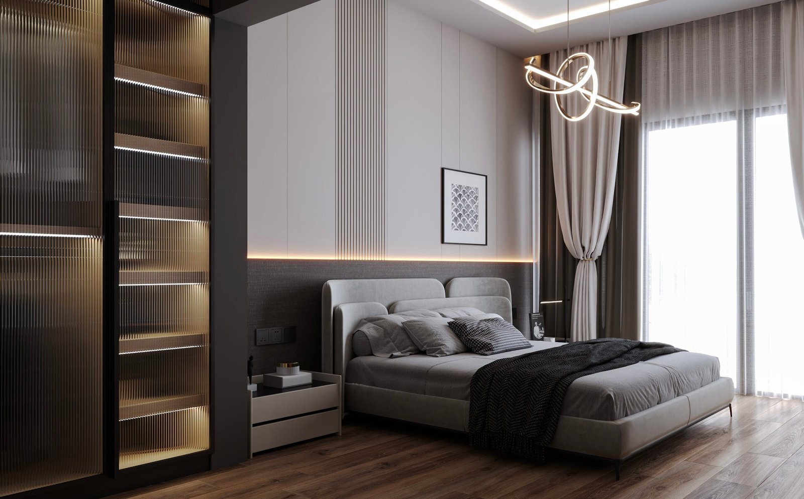 Lovely AI-Integrated Urban Luxury: A Sophisticated 3-Bedroom Smart Residence