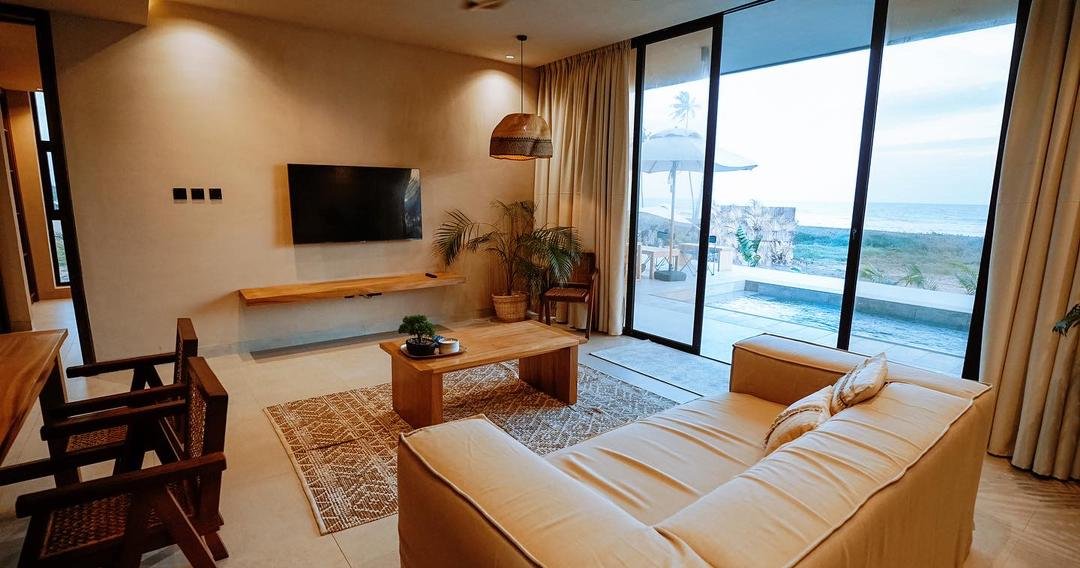 Luxury Beachfront Bungalows for Sale in Mankoadze, Ghana | 1 & 2-Bedroom Coastal Investment Property