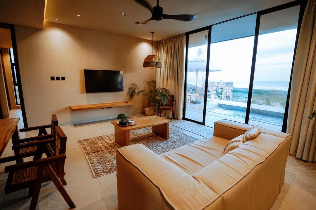 Luxury Beachfront Bungalows for Sale in Mankoadze, Ghana | 1 & 2-Bedroom Coastal Investment Property