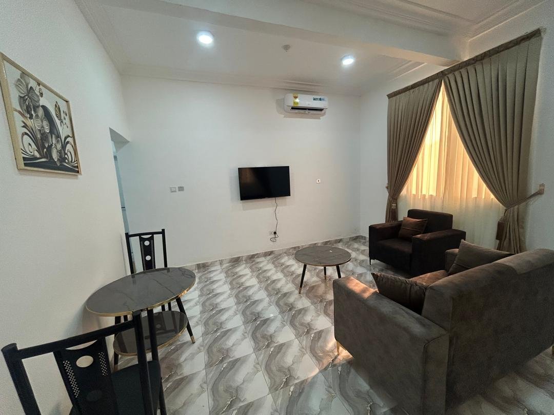 Furnished 1-Bedroom Apartment for Daily Rent in Adenta – Your Home Away from Home