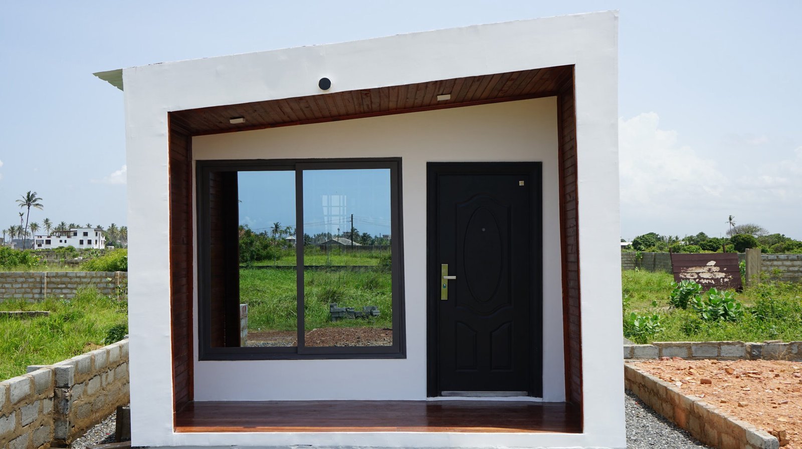 Plot of land and studio- style pod for Sale in Prampram, Ghana – Investment Opportunity Near the Ocean