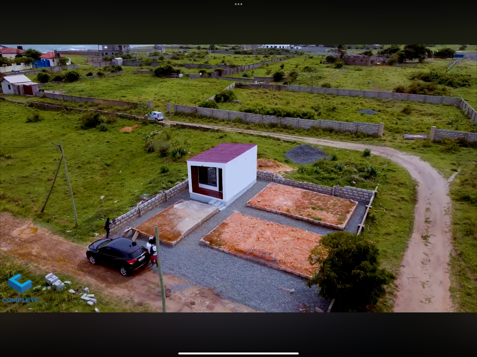 Plot of land and studio- style pod for Sale in Prampram, Ghana – Investment Opportunity Near the Ocean