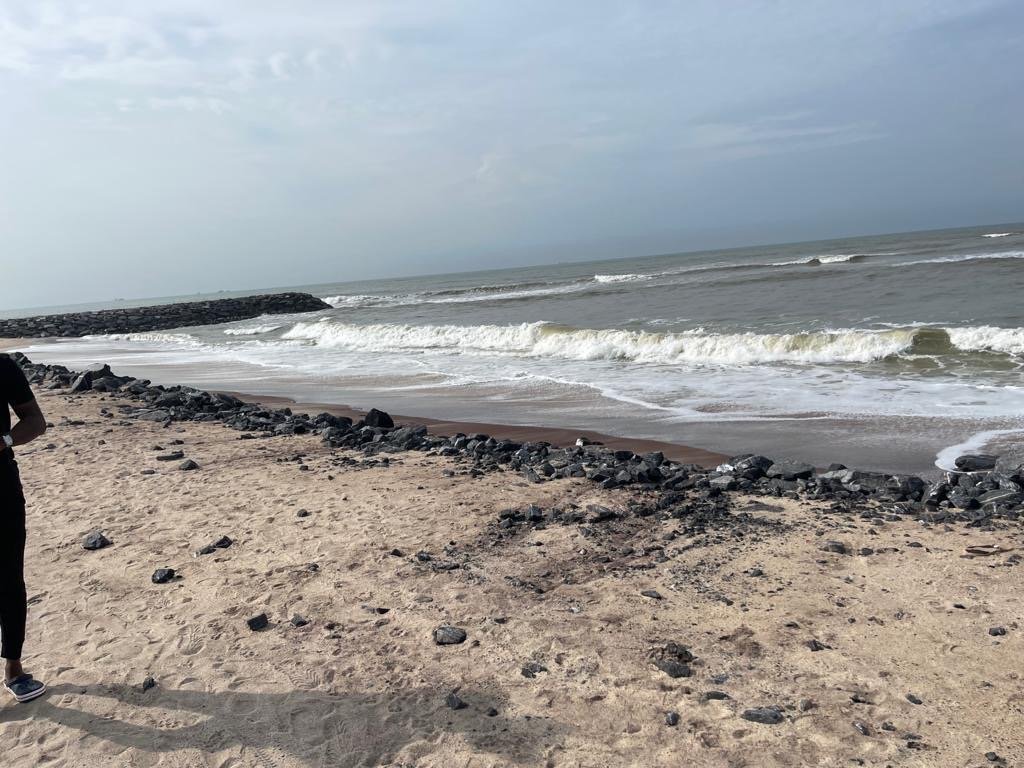 Prime beachfront land for sale at Prampram,