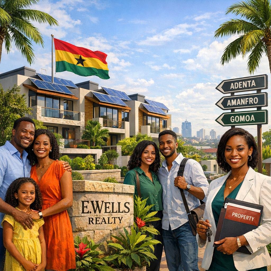 Ghana’s Real Estate Market Gains Momentum as E. Wells Expands Across Africa: Diaspora Investment Opportunities and Housing Boom